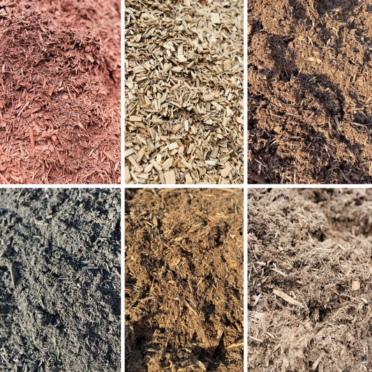 Dyed vs. Natural Mulch